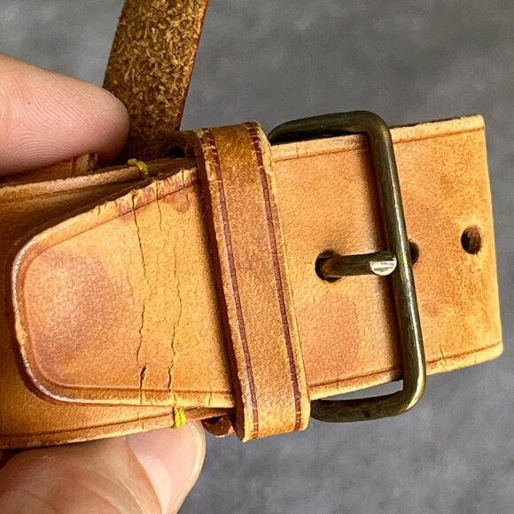 Authentic Louis Vuitton Vanchetta Luggage Tag with Poignet Keepall C - Picture 6 of 13